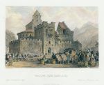 France, Luz, Church of the Knights Templars, 1840