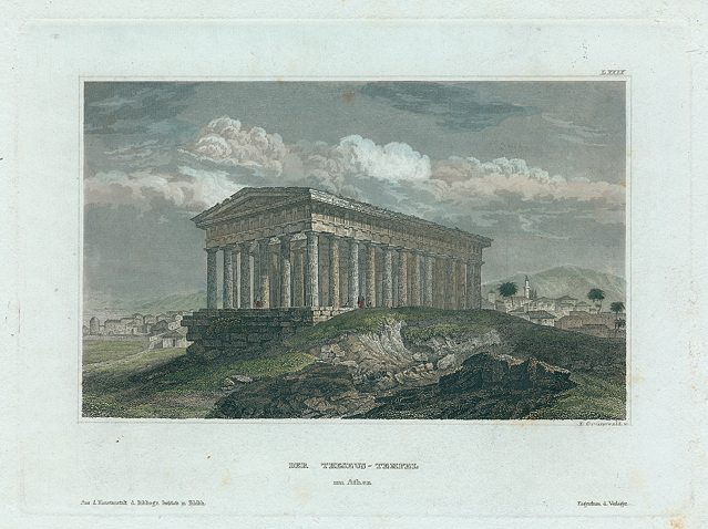 Greece, Athens, Temple of Hephaestus, 1845