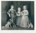 Three Children of Charles I, 1846