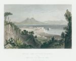 Italy, Naples, from the Villa Falconnet, 1843