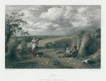 'Rest' (rural haymaking scene), after John Linnell, 1862