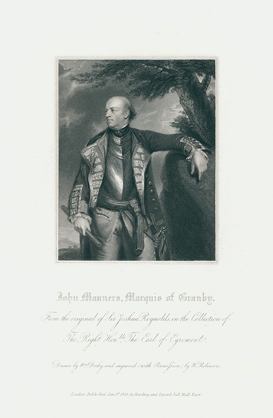 John Manners, Marquis of Granby, 1829