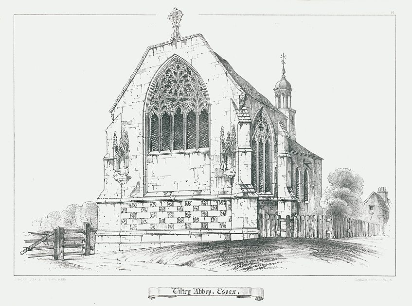 Essex, Tiltey Abbey, 1858
