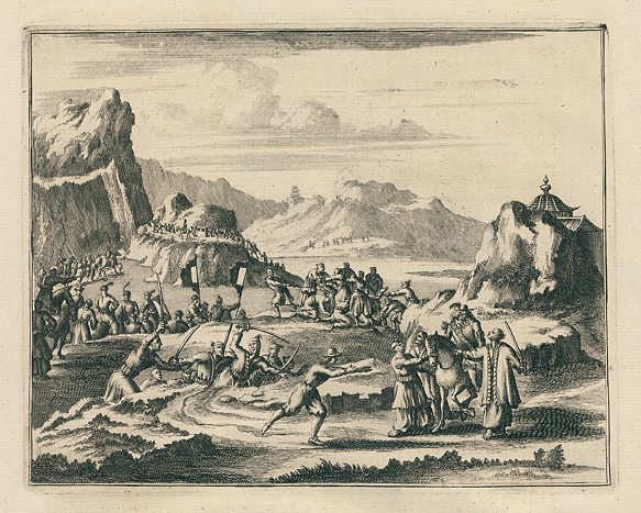 Japan, Dutch Ambassadors taken prisoner, 1680