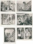 Scotland, Linlithgow Palace & Church, 6 views, 1848
