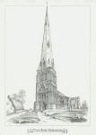 Northamptonshire, Raunds, St Peter's Church, 1858