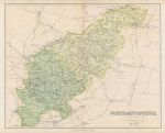 Northamptonshire map, c1867
