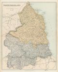 Northumberland map, c1867