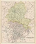 Staffordshire map, c1867