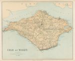 Isle of Wight map, c1867