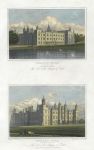 Northamptonshire, Burleigh House (2 views), 1829