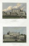 Cheshire, Eaton Hall (2 views), 1829