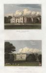 Nottinghamshire, Holme Pierrepont & Selby Hall, (2 views), 1829