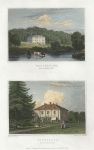 Northumberland, Hesleyside & Capheaton, (2 views), 1829