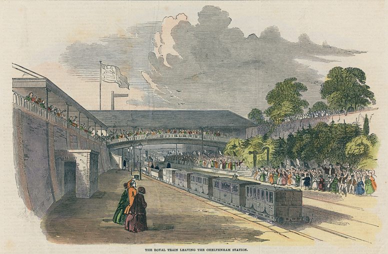 Gloucestershire, Cheltenham (St.James) Station, 1849