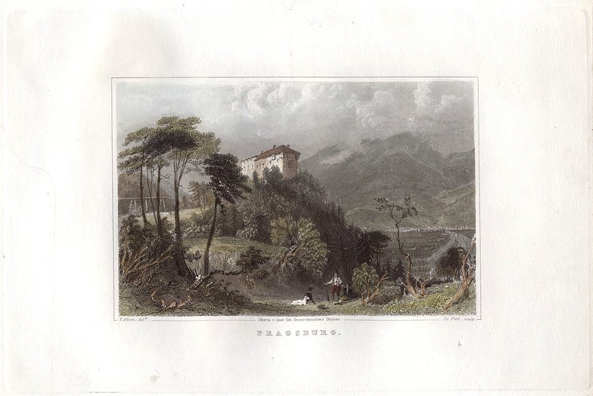 Italy, Tyrol, Fragsburg, 1840