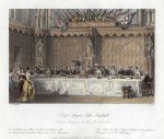 London, Guildhall, Lord Mayors Table, 1841