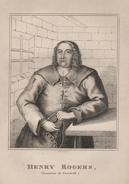 Henry Rogers, (Pewterer of Cornwall, executed for murder in 1735), 1819