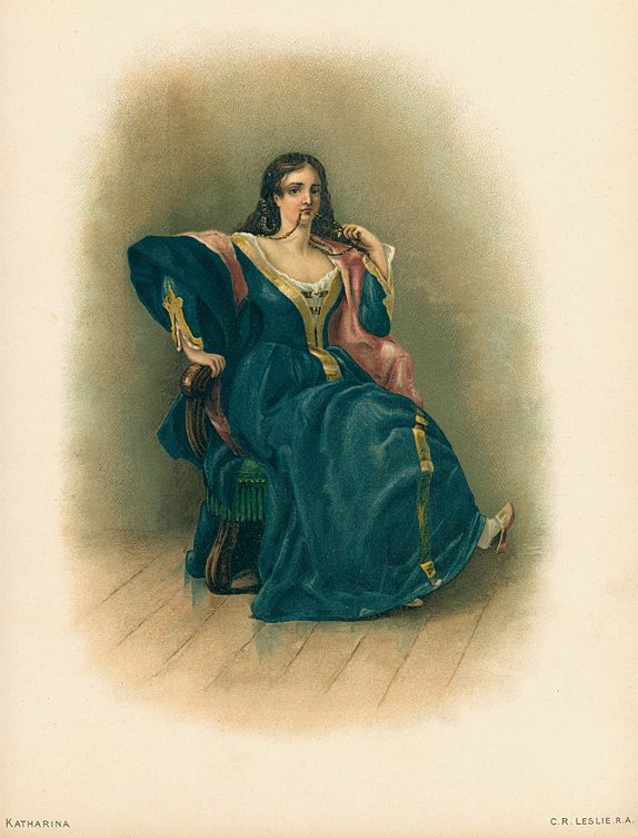 Katharina (Taming of the Shrew), after C.R.Leslie, 1890