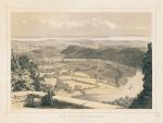 Wales, Monmouthshire, View from the Windcliff, lithograph, 1860