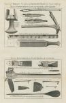 Tahiti, Native tools and flute, 1788