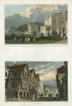 Devon, Dartmouth & view in Teignmouth, 2 views, 1832