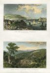 Devon, Plymouth Hoe and Citadel & Carn Quarry, 2 views, 1832