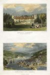 Cornwall, Morvall & East and West Looe, 2 views, 1832