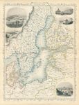 Baltic Sea, Tallis/Rapkin map, 1860