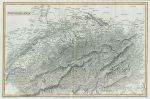 Switzerland map, 1820