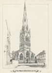 Nottinghamshire, Newark, St.Mary Magdalen Church, 1858