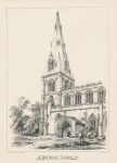 Lincolnshire, St Peter's Church, North Rauceby, 1858