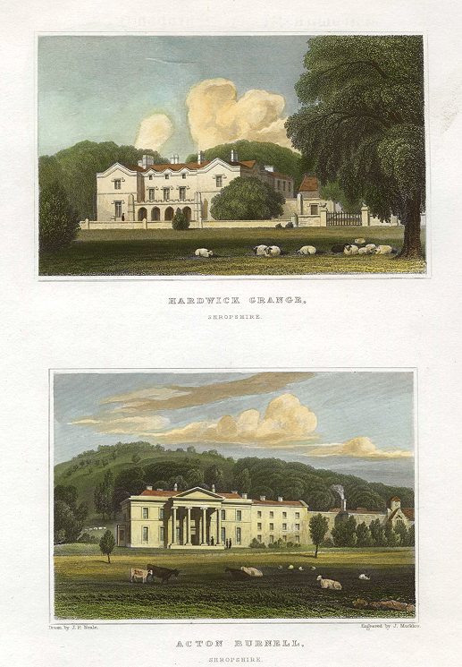 Shropshire, Hardwick Grange & Acton Burnell, 1829