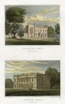 Derbyshire, Elvaston Hall & Sutton Hall, 1829
