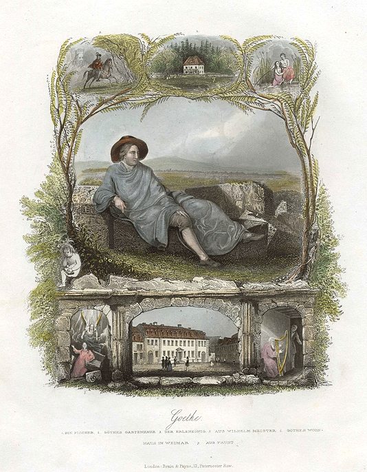 Goethe portrait, 1845