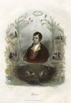 Robert Burns portrait, 1845