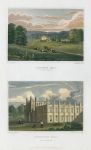 Leicestershire, Baggrave Hall & Donington Hall, 1829