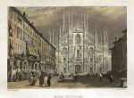 Italy, Milan Cathedral, 1830