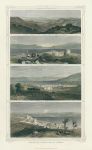 Holy Land, Tiberias, four views 1855