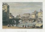 Italy, Rome, Ponte Sesto, 1830