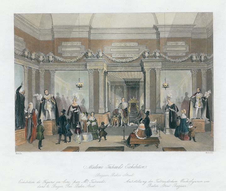 London, Madame Tussaud's Exhibition, 1841