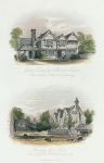 Surrey, Great Tangley Manor House and Bramley Manor House, 1845