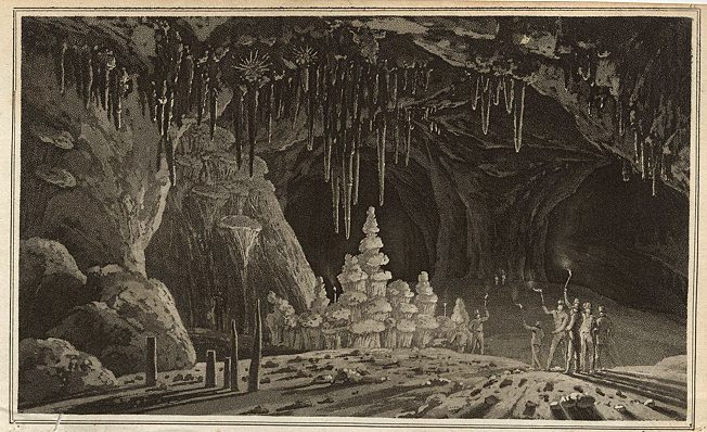 Greece, Grotto of Antiparos, William Daniell, 1807