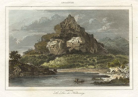 Ireland, Lake of Killarney, 1842