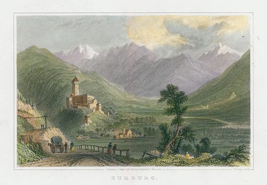 Austria, Tyrol, Eurburg, 1840
