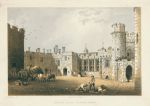Gloucestershire, Berkeley Castle, lithograph, 1858