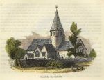 Surrey, Shalford Old Church, 1845