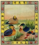 Tin Box Label, Mao era, ducks, c1950