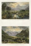 Lake District, Ullswater & Buttermere Lake and village, 1835