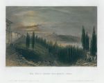 Turkey, Pera, Petit Champ-des-Morts, 1838